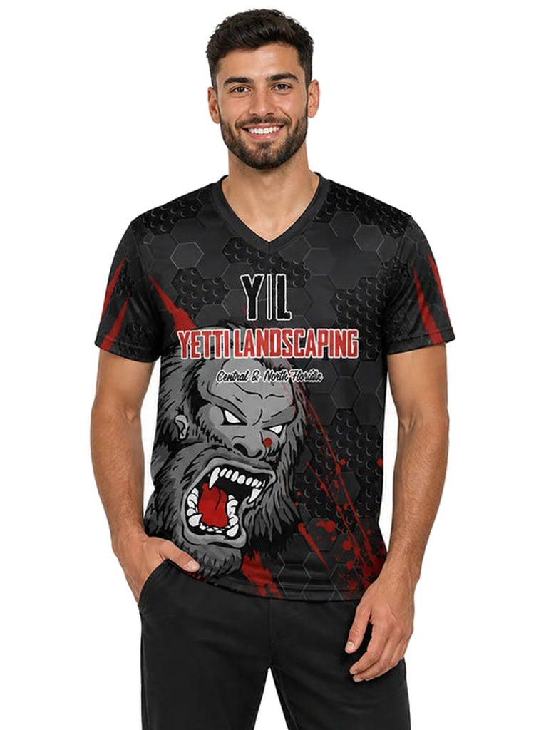 Custom Short Sleeve V Neck Tee