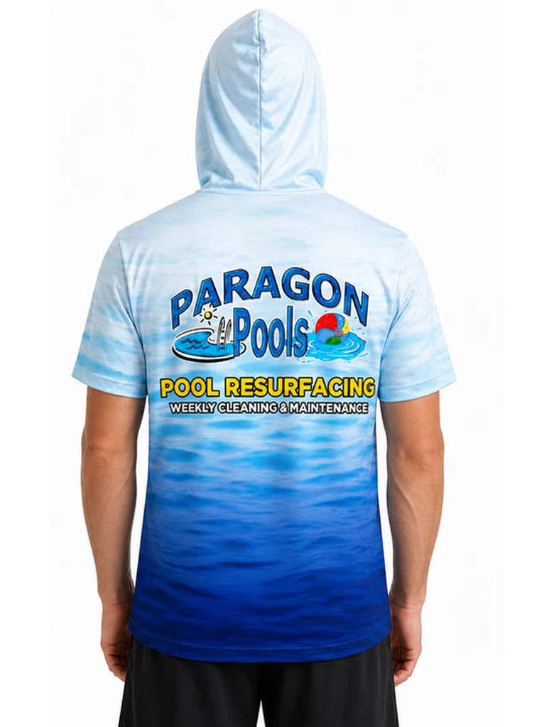 Custom Short Sleeve Hooded Tee