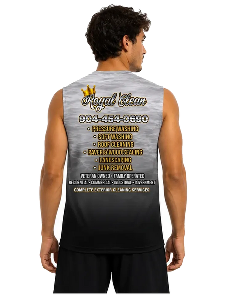 Custom Sleeveless Crew Tee