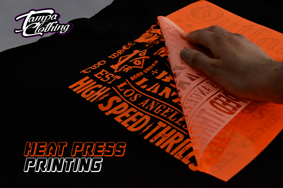 Heat press printing