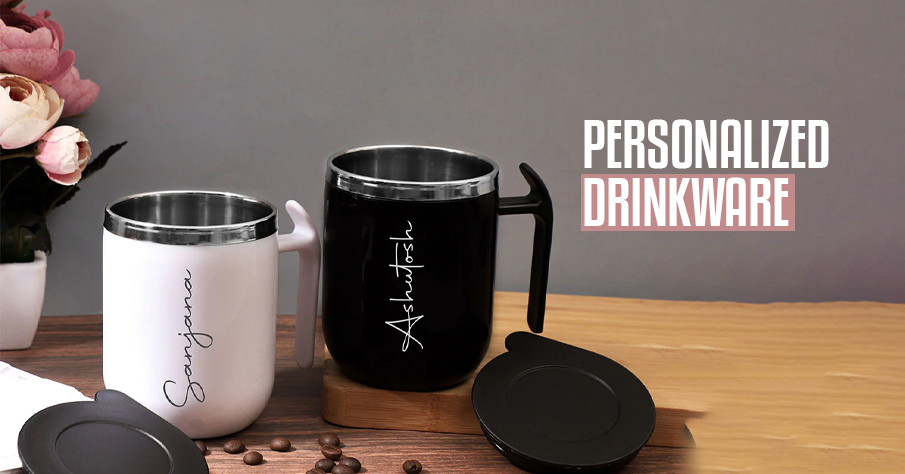 Personalized Drinkware | client gift ideas