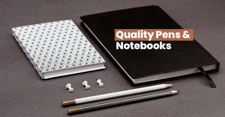 Quality Pens Notebooks | client gift ideas